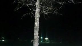 Alexis enjoys outdoor exhibitionism