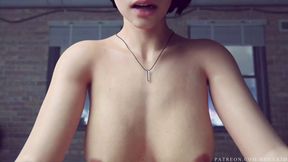 bedroom stepsister does cowgirl business