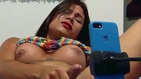 TS Angelique Monroe - Orgasm Face Compilation