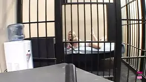 Wild blonde eats pussy before getting anal on the bed