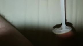 Condom sounding into my peehole with glowstick