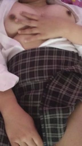 MEXICAN STUDENT TEC SLUT #56 FUCKING! Internal cumshot CUM IN PUSSY!