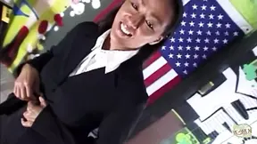 Bitch Kelana gets fucked hard after warning