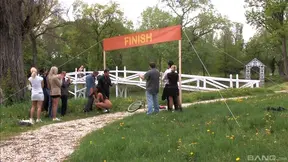 Insatiable Jasmine Rouge Leads Wild Outdoor Group Sex Fling