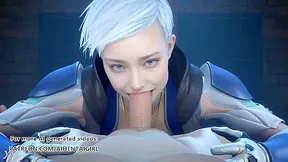 Frost Pleasures Sub-Zero with Hot Oral in Mortal Kombat Lust Saga