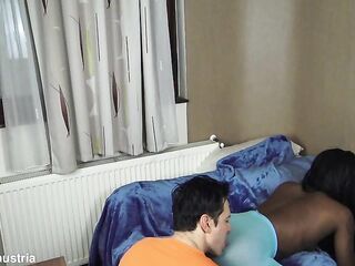 ebony princess coloured pantyhose sexnylon booty facesitting ass worship and nylon feet licking