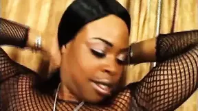 Classy high-class honey gets a mouthful of member in a 3-way with a hot black beauty