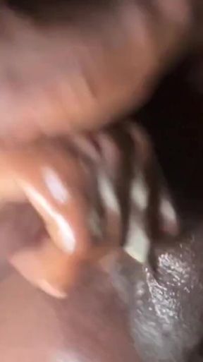 Horny Breeding Big Black Cock Stroking and Cumming Hard