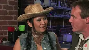 Kitty Langdon Toys Him Roughly Before Riding His Hard Cock Deep