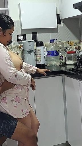 Busty Horny Latina Fucking Her Stepson
