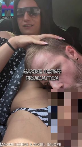 Hung Trans Hitchhiker - We Sucked Each Other&#039;s Big Cocks in My Car