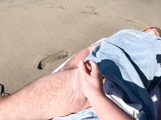 Risky Blow job on the Beach From Stranger Hawt mother I'd like to fuck