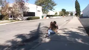 2 Women Have a Great Time Together and She Stuffs Her Hole Full with Herself!