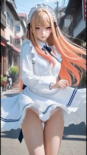 Marin Kitagawa Erotic Tease - Black Lingerie Sailor Uniform and Bikini