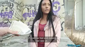 Public Agent - My Friend Fucks her Seductive Tanned Body Outdoors in Public