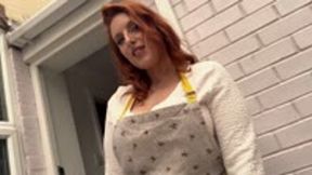 Flirty Waitress In Nylons & Flats Teases You In The Cafe - Flirty Nylon Fantasy