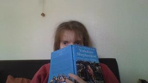 Reading and a stare.