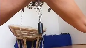 Hot MILF serviced by master with chains involved