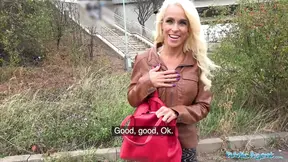 Public Sex Tattooed busty German blonde MILF fucked hard