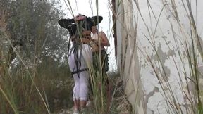 Zoey Ziptie 72h Extreme Challenge - Chapter 18 - Morning Bondage Walk & Outdoor Training with Maya - Part 1 mp4 HD