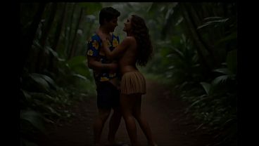 Hawaiian Vacation Dreams (Beautiful native Hawaiian, blowjob, rimjob, perfect pussy, anal, doggy style, vacation, fantasy dream) - AI Generated