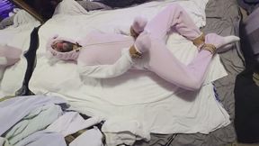 Bound up in Pink Bear PJs