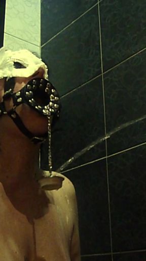 Piss Whore Getting Used As A Human Toilet Compilation   Clip 1