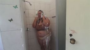Creamed Fun Clean up in the Shower