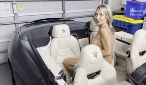 milf ass driven on maserati car