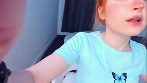 Ruiva branca buceta rosa