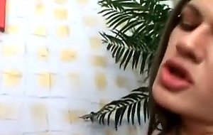 Mad sex of passionate tranny and chick