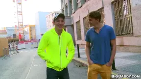 Gay Dude Stimulated As He Is Given A Terrific Blowjob