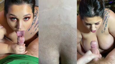 BBW MILF Stepmom Caught Me Jerking Off Instead of Mowing Yard