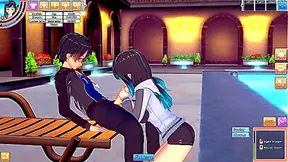 Grace Takes Control During Hot Poolside Encounter in Steamy Swimsuit Play