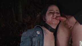 Assfucking ravaging in bondage for submissive cutie Lily Thot on a cool Kentucky night