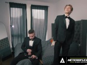 HETEROFLEXIBLE - Stressed Straight Groom Marcus McNeil BENDS OVER For Hung Best Man Leo Louis