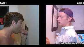 Matthew Singer Dominates Michael Dora with Hot, Wet Blowjob Action – Exclusive Scene