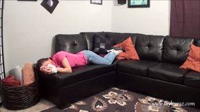 Nikki gets her tied feet worshiped!