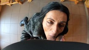 double pleasure with milfycalla – episode 37 of 47 – leather, blowjob & rough doggy