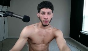 hot guy kevin wanking and creaming