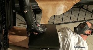 Leather riding boots milking part 2