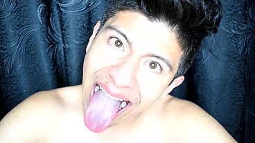 Long tongue fetish