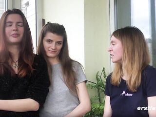 Uninhibited 3some: Those Gals are Sexually excited as Hell