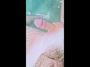 Blue Swim Briefs Off → Naked in the Sea, Riding the Waves