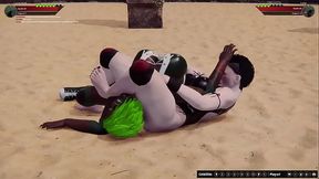 Lacey Punk VS Luna (Naked Fighter 3D)