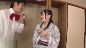 Unexpected JPN Cutie&#039;s Saucy Solo in JAV Party Clip
