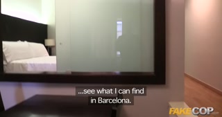 Fake Cop Policeman fucks big booty blonde latina