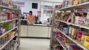 Shy Convenience Clerk Secretly Pleasures Customers After Hours – Shizuku Tsukiko Sakura"