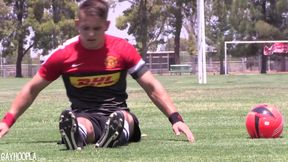 New Soccer Jock Frank York Pops His Cork