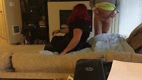 Rough daddy takes amber